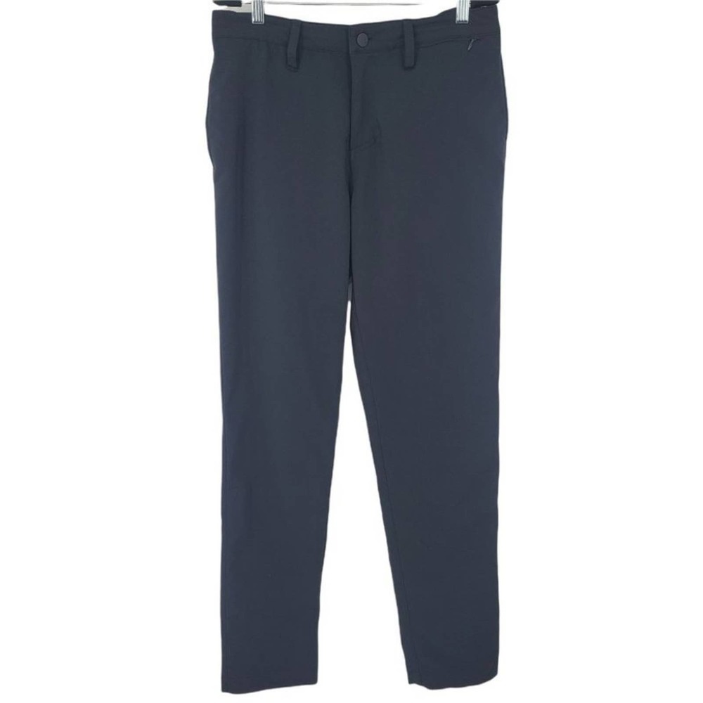 Zella Hybrid Tech Commuter Tapered Pants In Black Sz 32